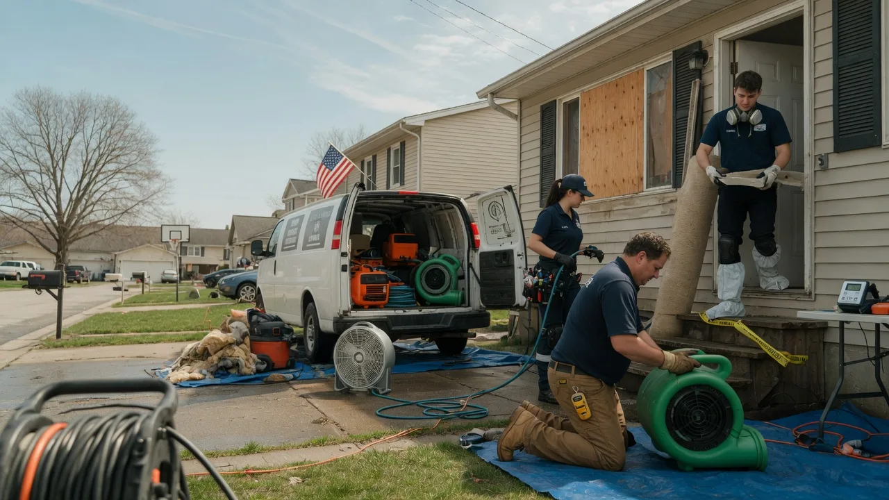 Water Damage Restoration in Butler, IL near me